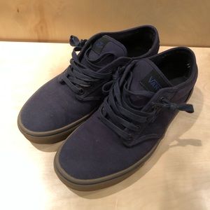 Men’s Vans Sneakers, Size 9, Navy Blue